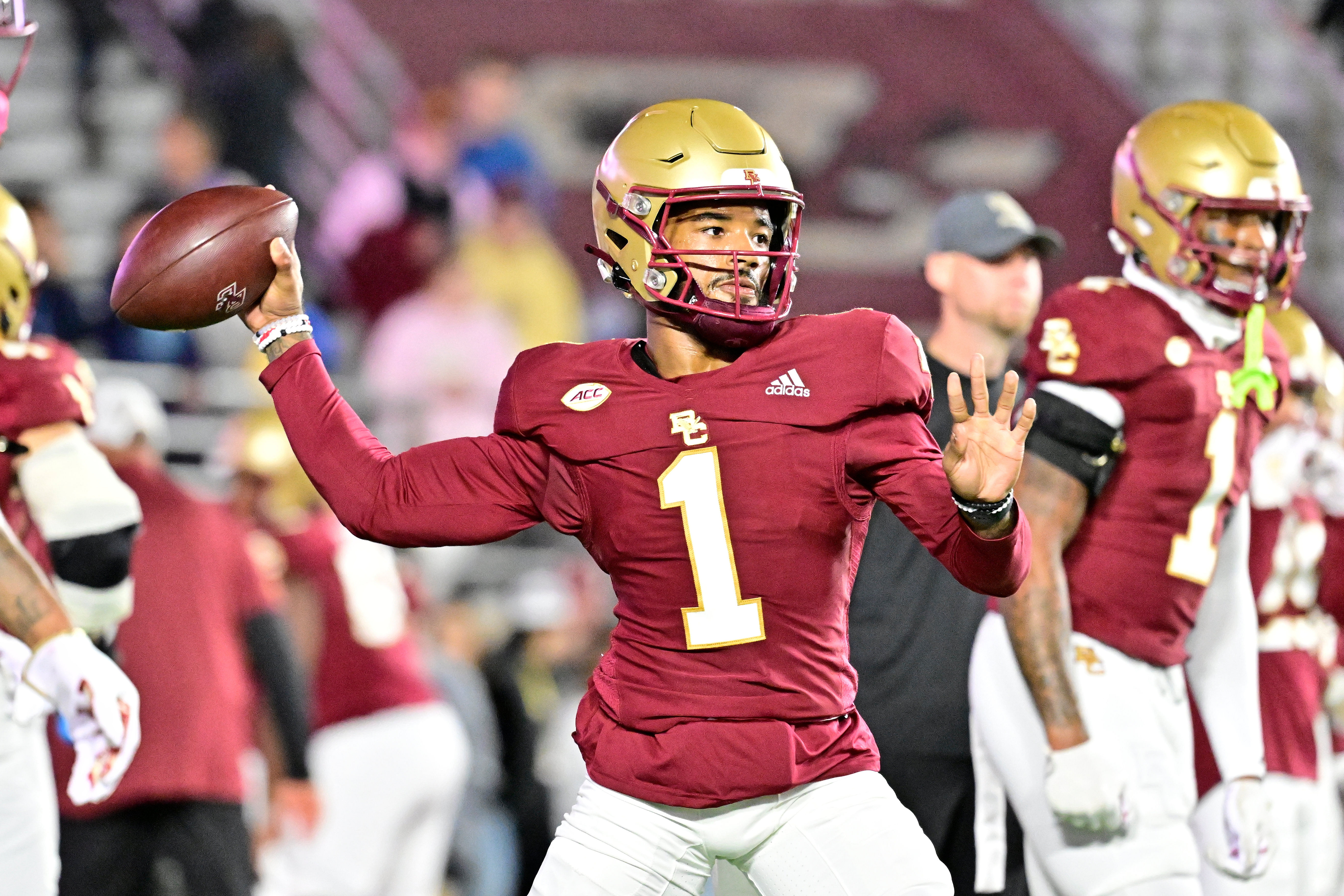 Thomas Castellanos. NCAA Football: Louisville at Boston College - Source: Imagn